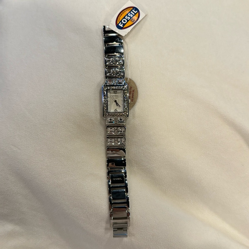 silver watch